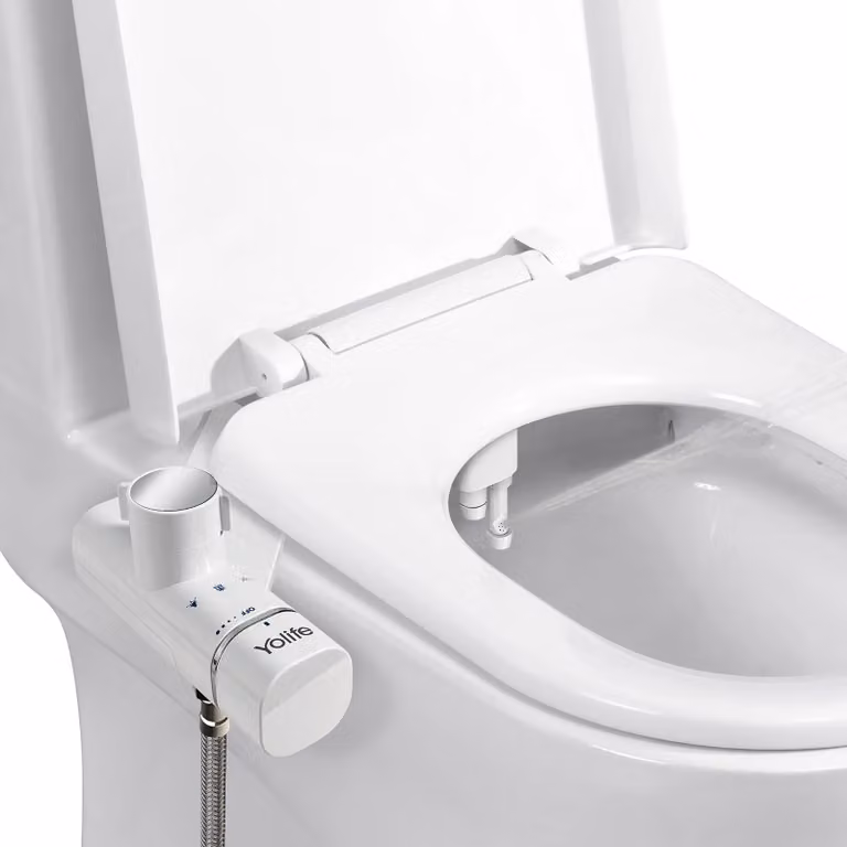 Solidchoice - Raccordo per bidet da toilette ultra-sottile con spruzzatore autopulente