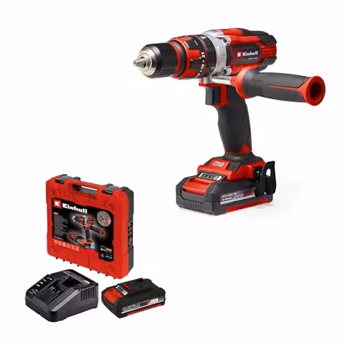 Einhell Trapano avvitatore a percussione a batteria TE-CD 18/48 Li-i Kit