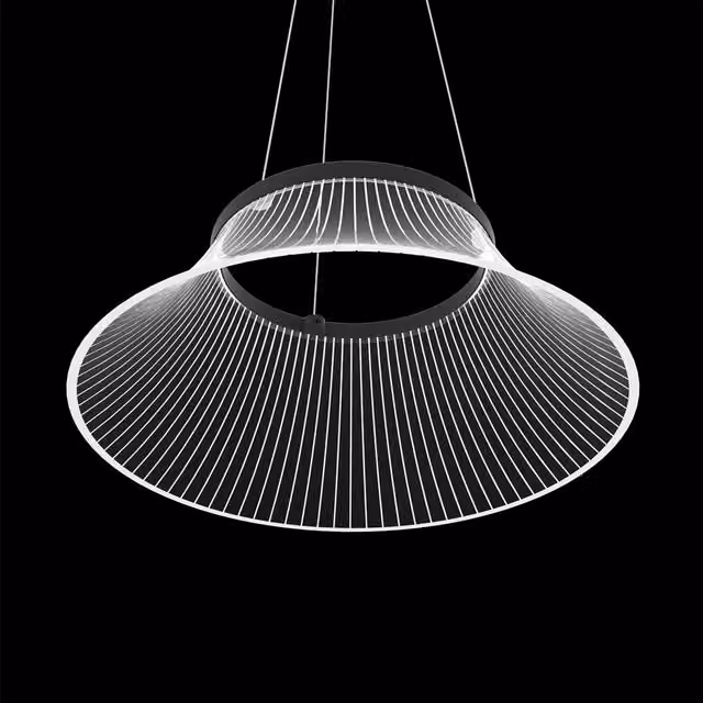 Martinelli Luce Plissè Lampada da Sospensione LED Bianca con Altezza Regolabile