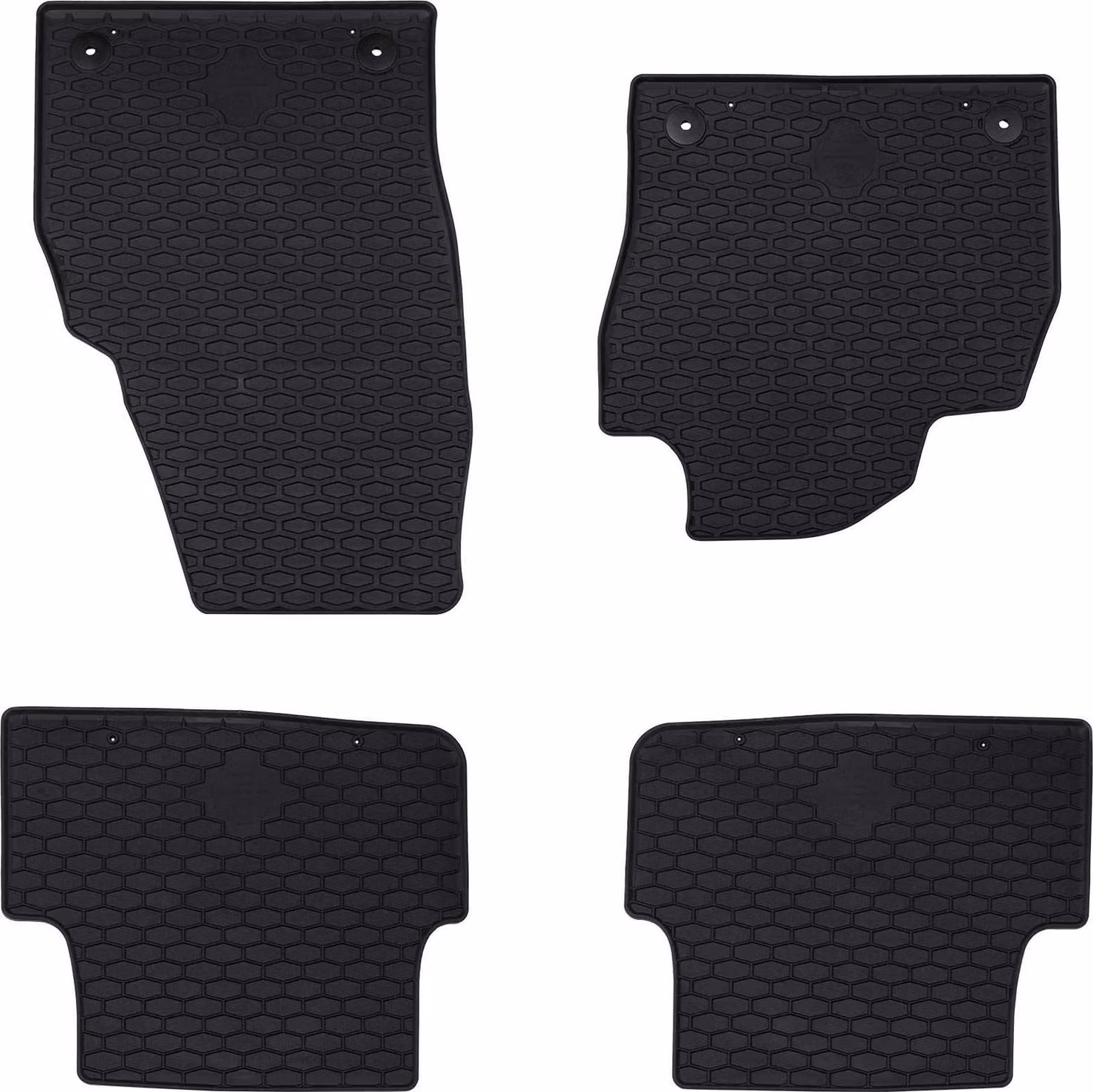 Tappetino per Auto 4 pcs Nero adatto per VW POLO 2021- Gomma