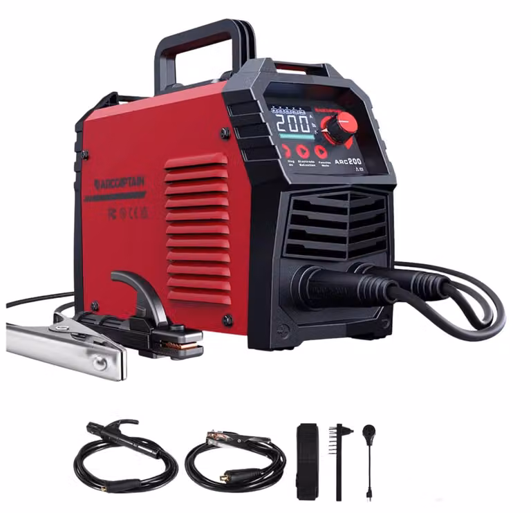 Saldatrice, doppia tensione, modalità MMA e TIG Lift, spina europea a 220V