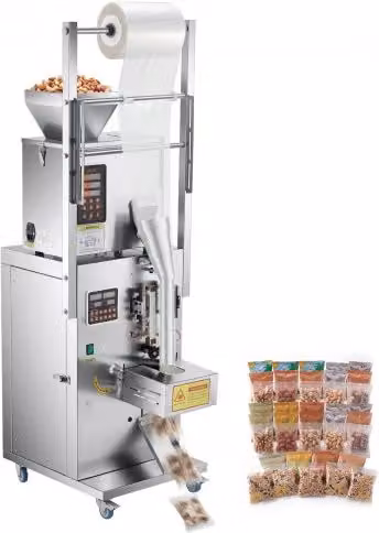 Macchina Dosatrice e Sigillatrice per Polveri e Granuli Vevor in Acciaio Inox, Argento