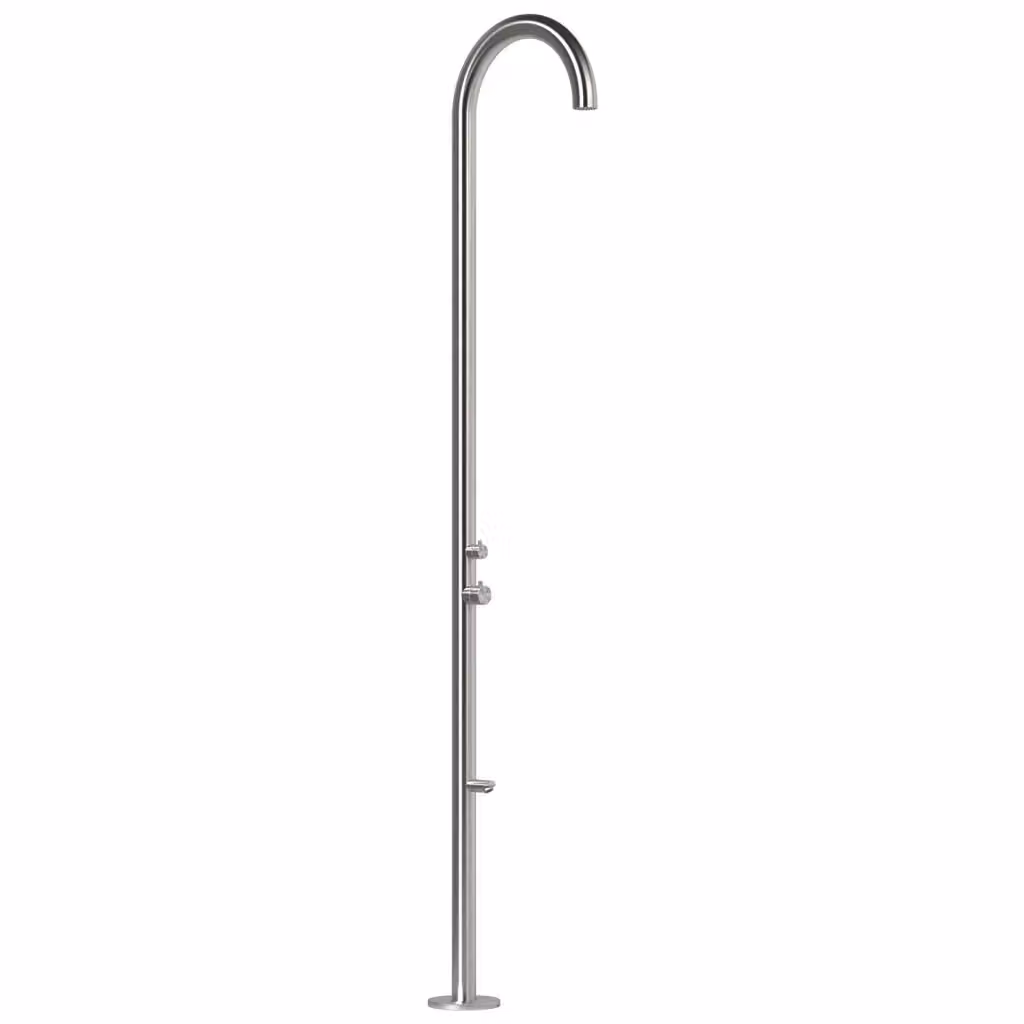 Doccia da piscina per esterni MPC in acciaio inox 316L colore argento MX1007S-INOX resistente alla corrosione per ambienti marini – 2