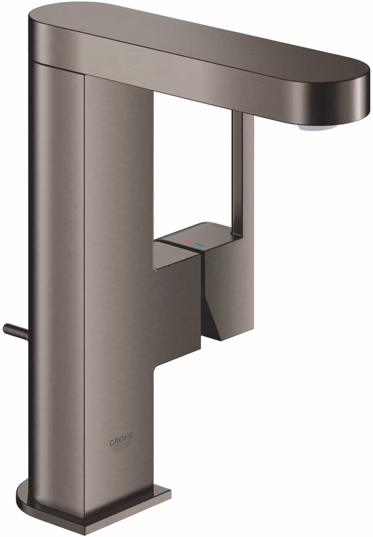 Grohe Plus - Miscelatore per lavabo M con bocca di erogazione, Grafite dura spazzolata 23871AL3