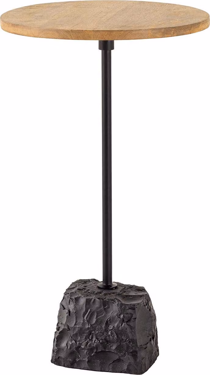Tavolino da 55 cm in marmo e legno, design moderno per il soggiorno - ACQUISTA ORA