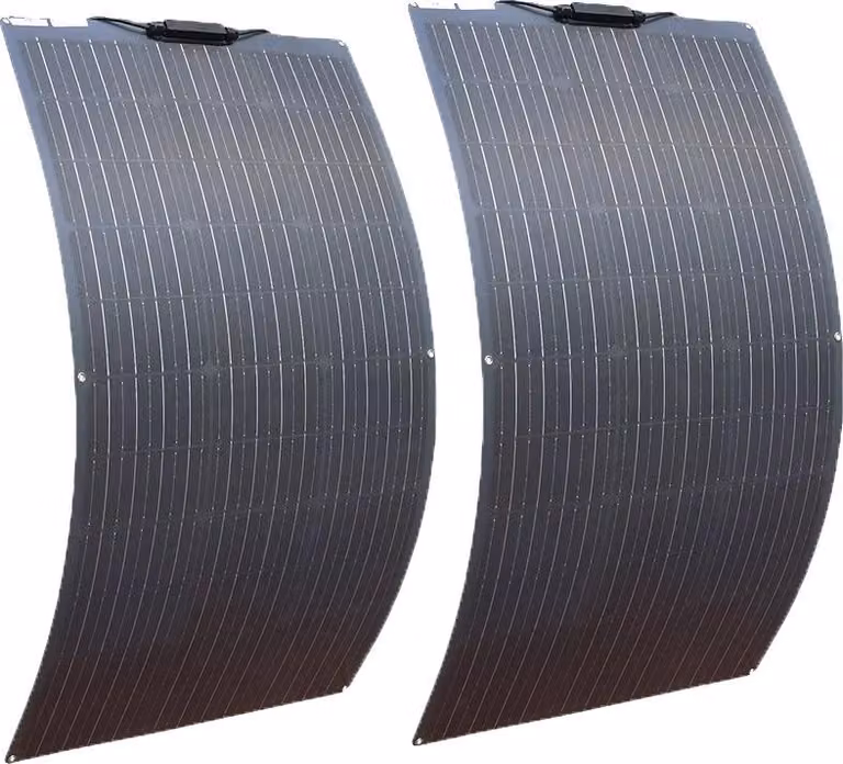 Pannello solare, design flessibile, alta efficienza, 2pcs 100W