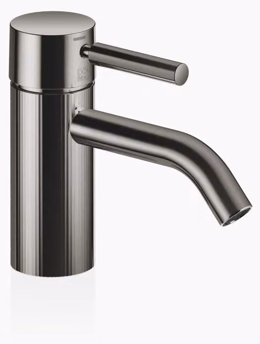 Dornbracht META Mitigeur monocommandé pour lavabo sans vidage, saillie 125mm, avec structure à facettes, 33530660-19, 33530660-19