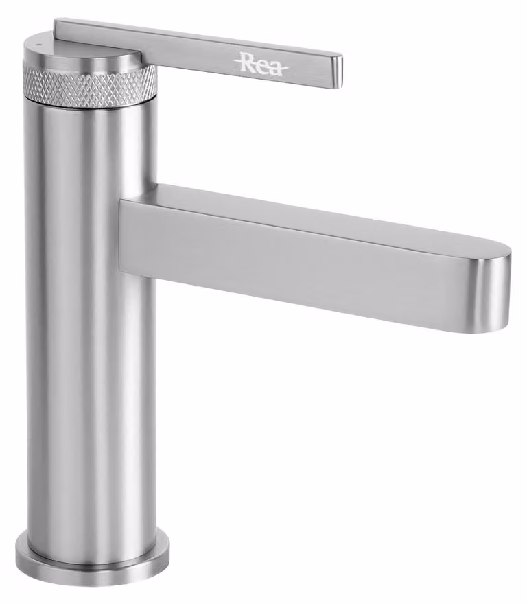 Rubinetto Per Lavabo REA Grace Js-703701N Low Brush Steel