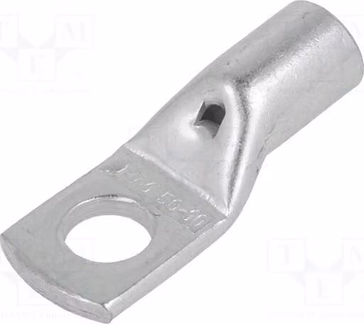 Morsetto a anello: Morsetto a anello tubolare; M10; 35÷50 mm²; Connessione a crimpare BM 01843. Connettori non isolati