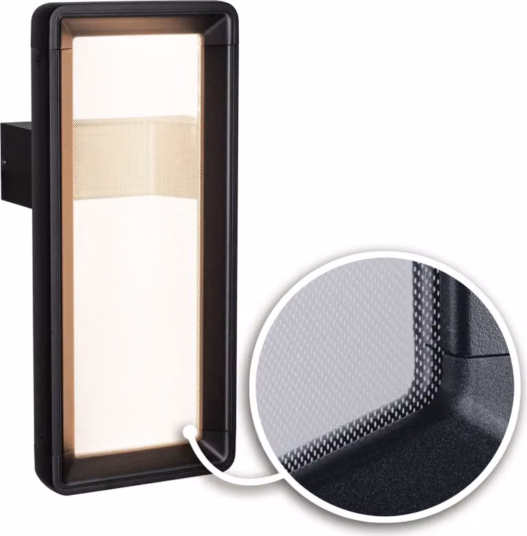 Paulmann Lampada da parete per esterni a LED Reana Rilevatore di movimento crepuscolare (HF)