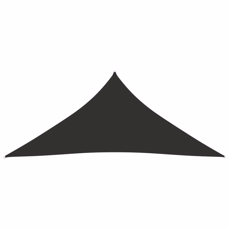 The Living Store Tenda da sole in tessuto Oxford triangolare 3x4x4 m Antracite