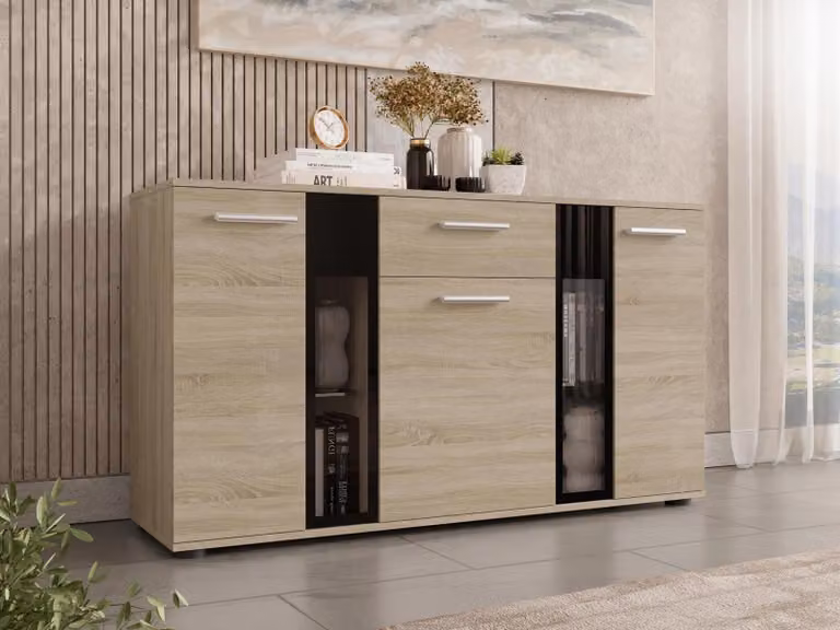Cassettiera combinata VENNY - rovere sonoma