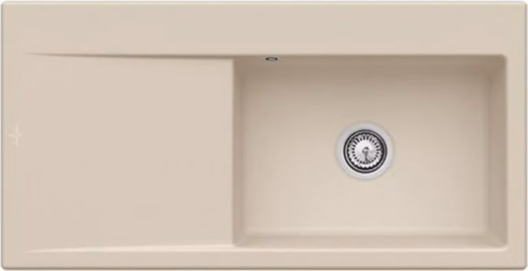 V&B Subway Style 60 lavello destro, mandorla CeramicPlus