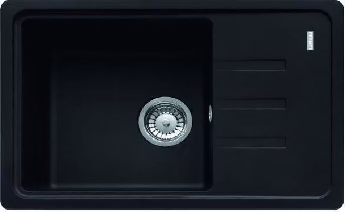 Franke Malta - Lavello in Fragranite BSG 611-62, 620x435 mm, nero opaco 114.0661.515