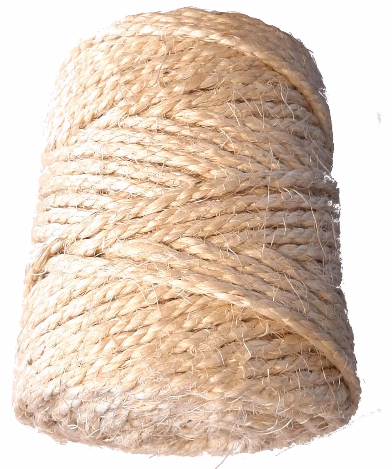 Corda in sisal naturale, 6 mm x 50 metri, ideale per tiragraffi. Corda in sisal per tiragraffi