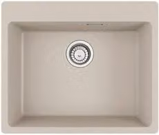 Lavello a vasca singola Franke Mrg 610 54 ftl MARIS Sahara Opaco Beige L: 59 cm, P: 50 cm