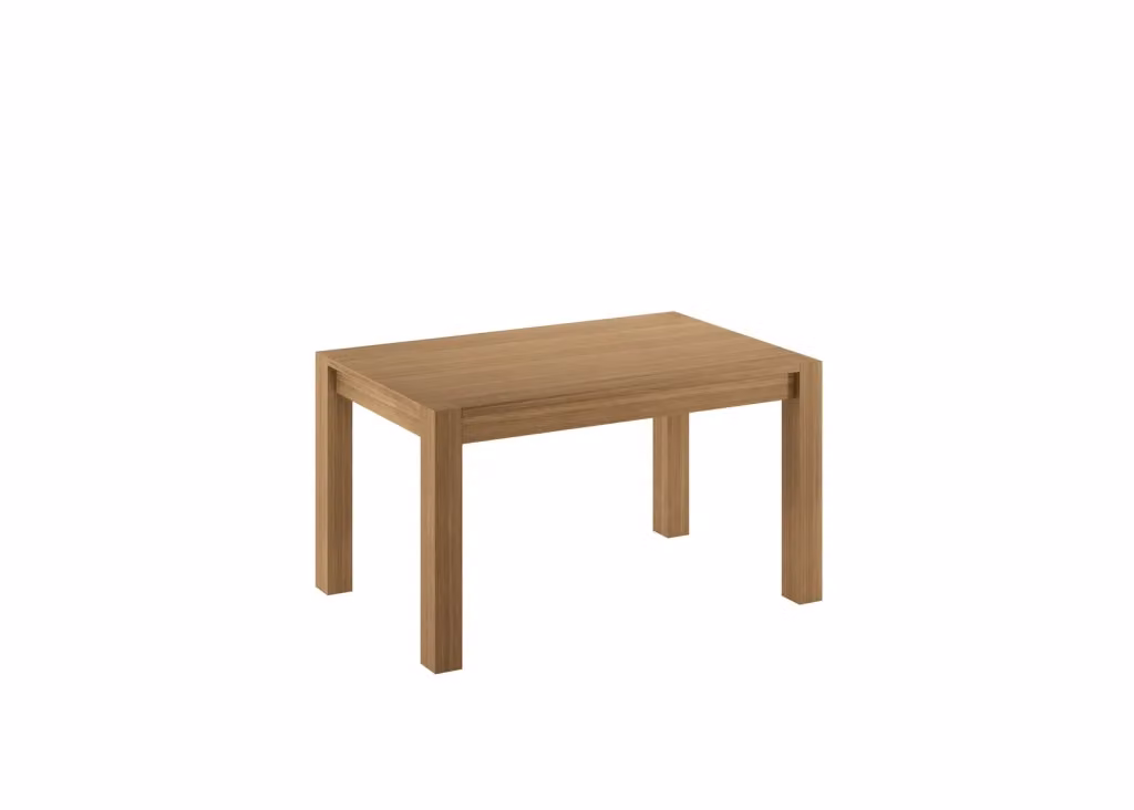 E-Stylo Tavolo da pranzo allungabile in legno rovere color marrone L: 80 x 140/190 cm, H: 75 cm – 2