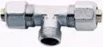 TEE MASCHIO A COMPRESSIONE PER TUBO MULTISTRATO APE Ø20 (2,0) x 3/4"M x Ø20 (2,0)