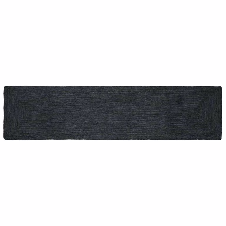 Tappeto da area moderno in juta vidaXL Grigio Antracite L: 60 cm, P: 300 cm
