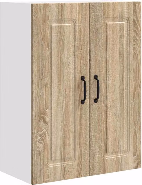 Armadio da cucina rettangolare grande capacità 60 x 31 x 80 cm stile contemporaneo in legno ingegnerizzato rovere sonoma 02_0053725