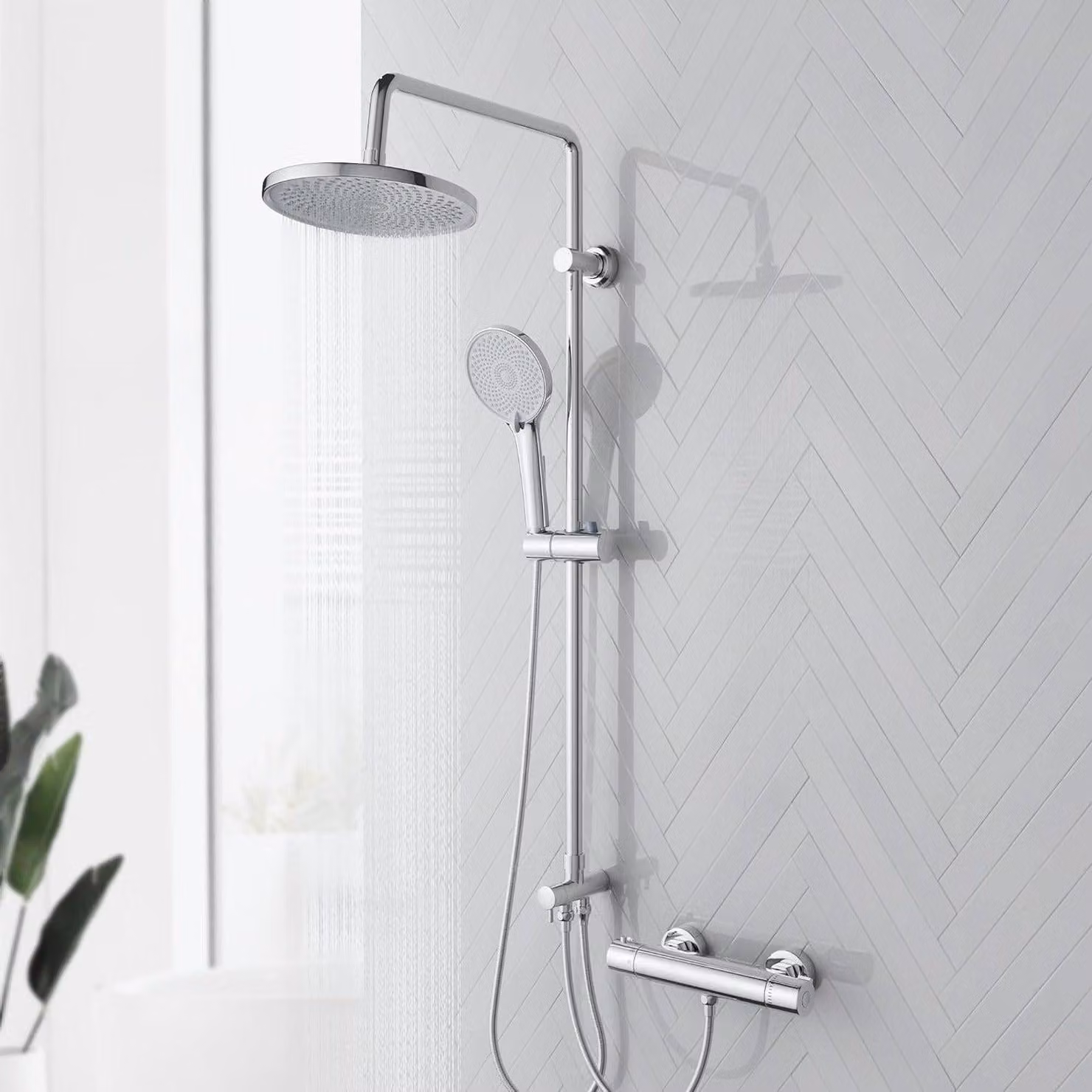 Set di rubinetti per doccia - Rubinetto per doccia - Set di doccetta - Miscelatore per doccia - Rubinetto da bagno