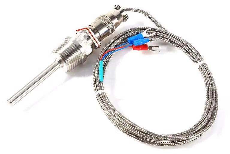 Sensore di temperatura, filettatura 1/2 NPT, cavo da 2 metri
