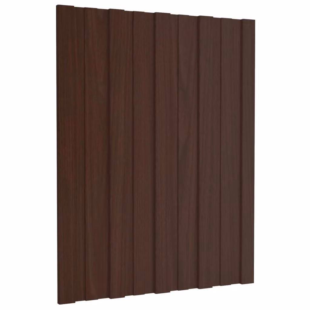 Set di 36 pannelli per tetto DESIGN IN in acciaio zincato marrone L: 60 cm, P: 45 cm CFW1027590 – 2