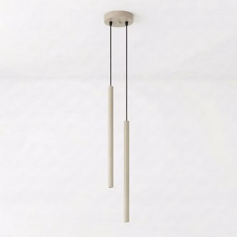 Lampada a sospensione VICTORIA color taupe 2xG9x8W in metallo, dimensioni: 104x15x15 cm, IP20, Pure Lume