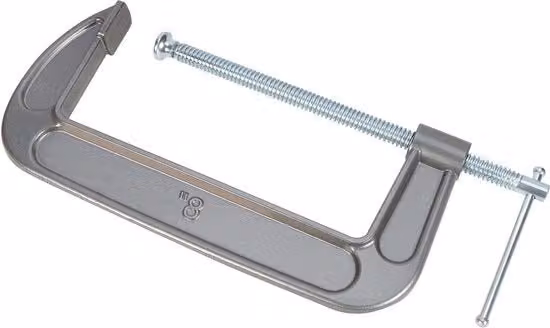C-Klem in acciaio smaltabile da 20 cm