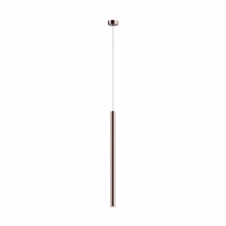 Plafoniera Luce a sospensione Luce per interni Tuba rame Zuma Line Loya P0461-01A-L7L7