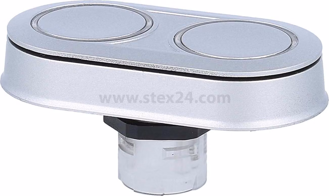 Georg Schlegel Pulsante doppio con illuminazione ad anello, rettangolo arrotondato, OKTRON-R corsa 3,0 mm - 1 pezzo