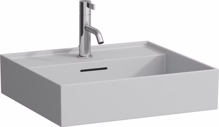 LAUFEN Kartell lavabo à poser, 1 trou pour robinet, avec trop-plein, 500x460mm, H8163327591041, H8163327591041