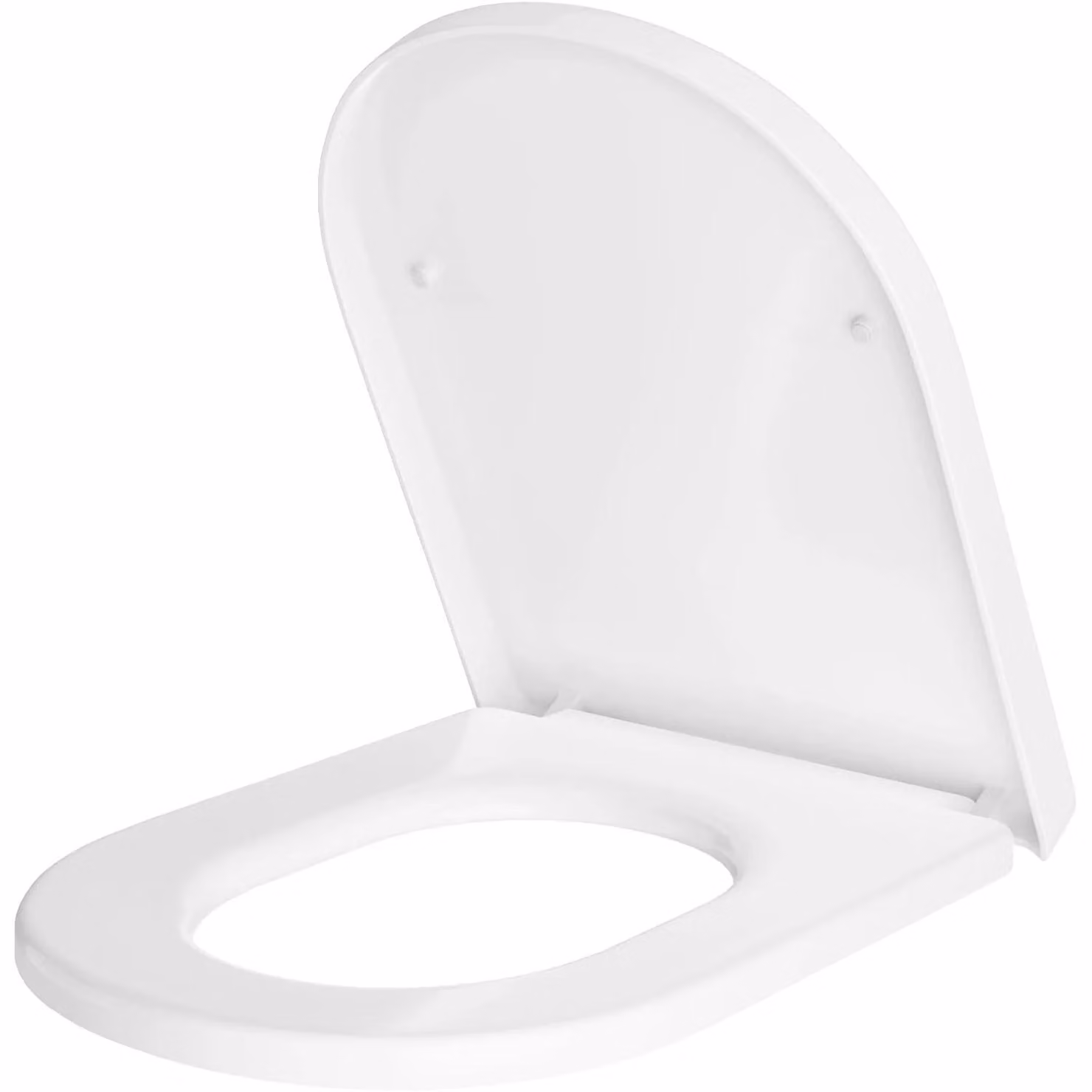 Copriwater, design a copertura completa, materiale antibatterico, BIANCO