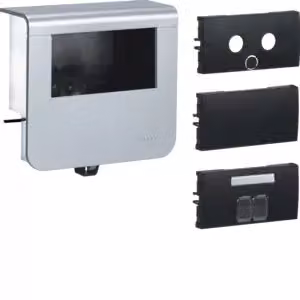Supporto vuoto per dispositivi a barra portante per SL 20x55 mm, finitura alluminio