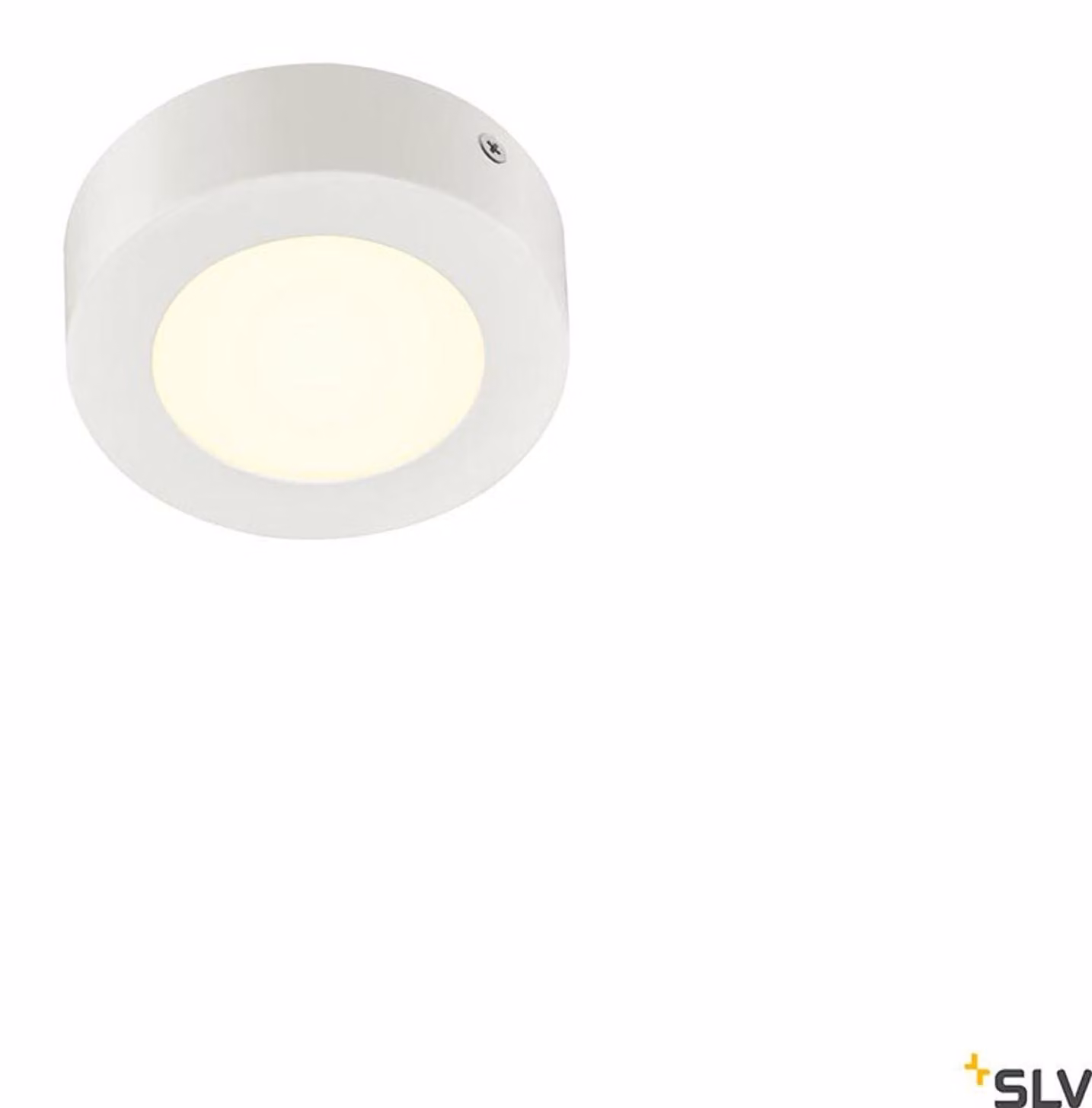 SENSER 12 CW, plafoniera LED per interni a parete e a soffitto bianco rotondo 4000K
