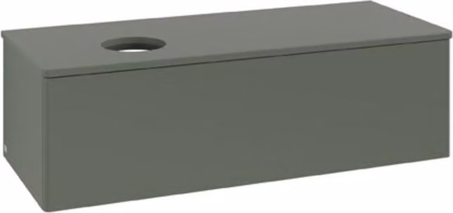 V&B Mobiletto senza struttura frontale Antao 120x36x50cm, WBP Lac, lea gre. m Lac