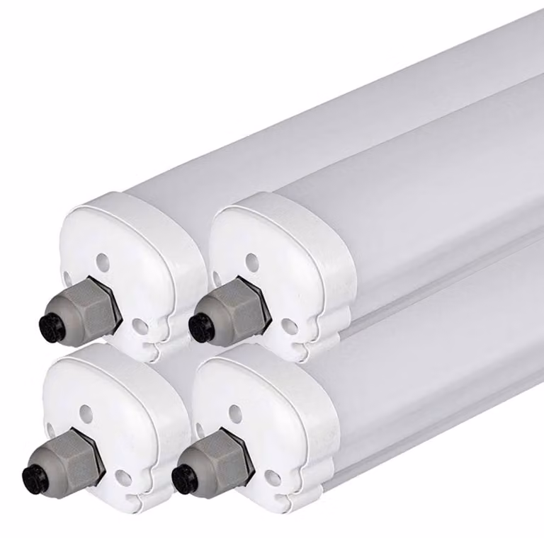 set di 4 luci diffusore LED, 4320 lm, bianco neutro 4000K , L 120 cm