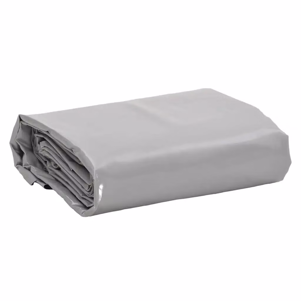 Telone in PVC grigio vidaXL 3x5 m