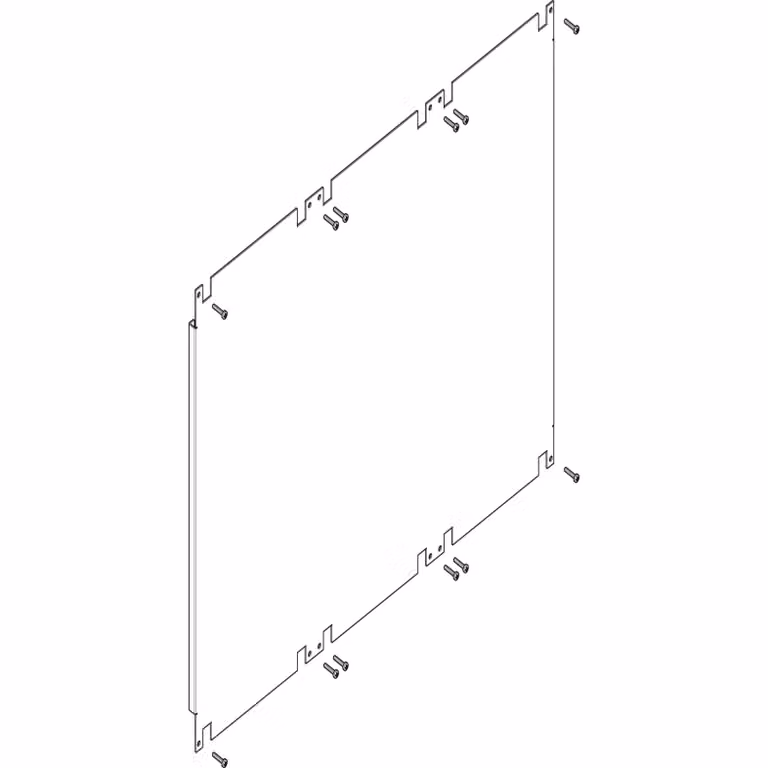 Pannello di montaggio ABN a 3 scomparti, larghezza standard, altezza 4 PMF340N