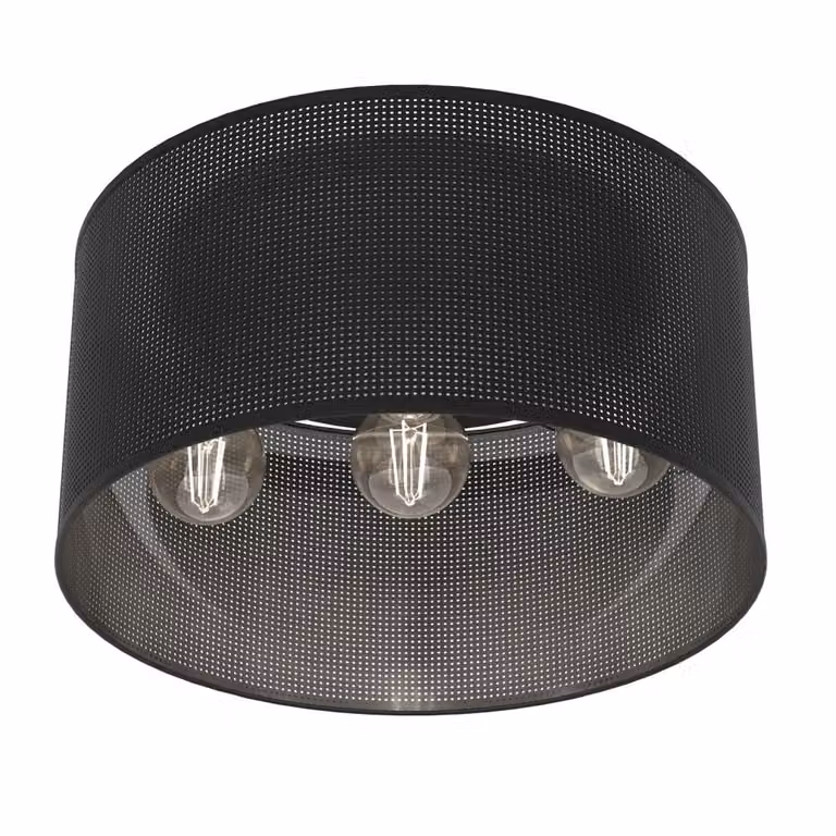 Lampada da soffitto Luminex "Jovin" in metallo nero