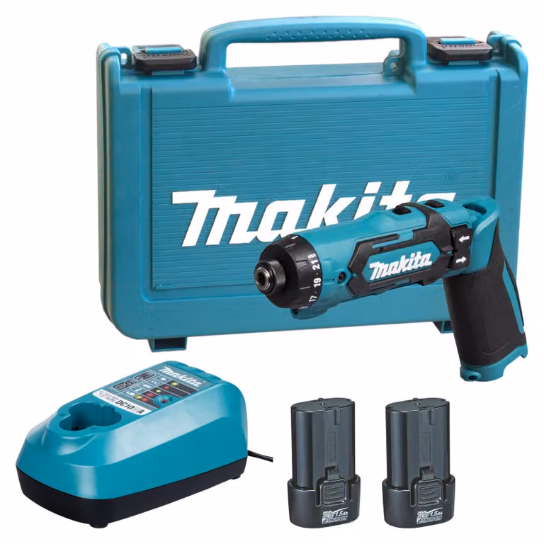 Makita DF012DSE Avvitatore elettrico/avvitatore a impulsi Nero, Blu 650, 200