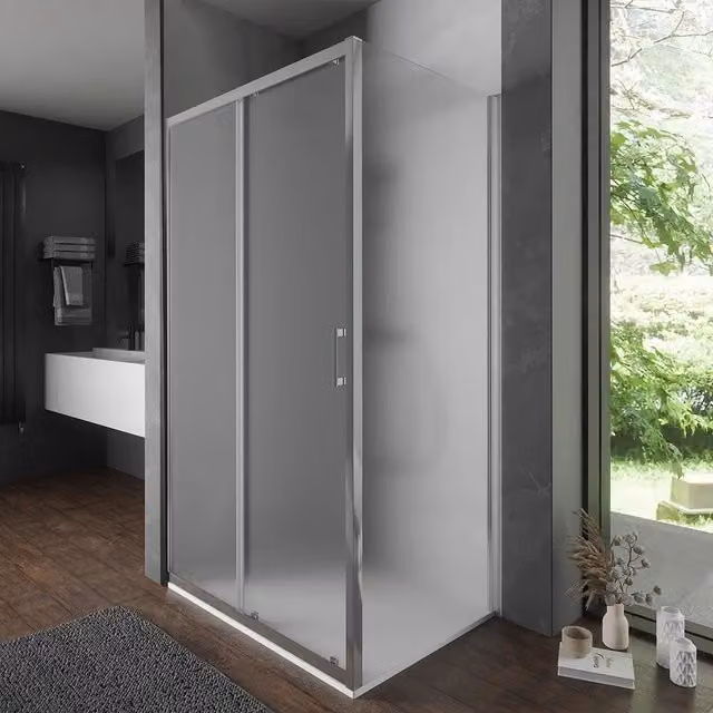 Box doccia 70x110 cm scorrevole vetro temperato 6mm opaco h198 | Tahiti
