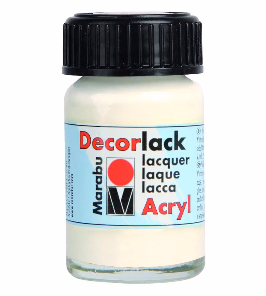 Decorlack Acryl Marabu 15 ml Bianco