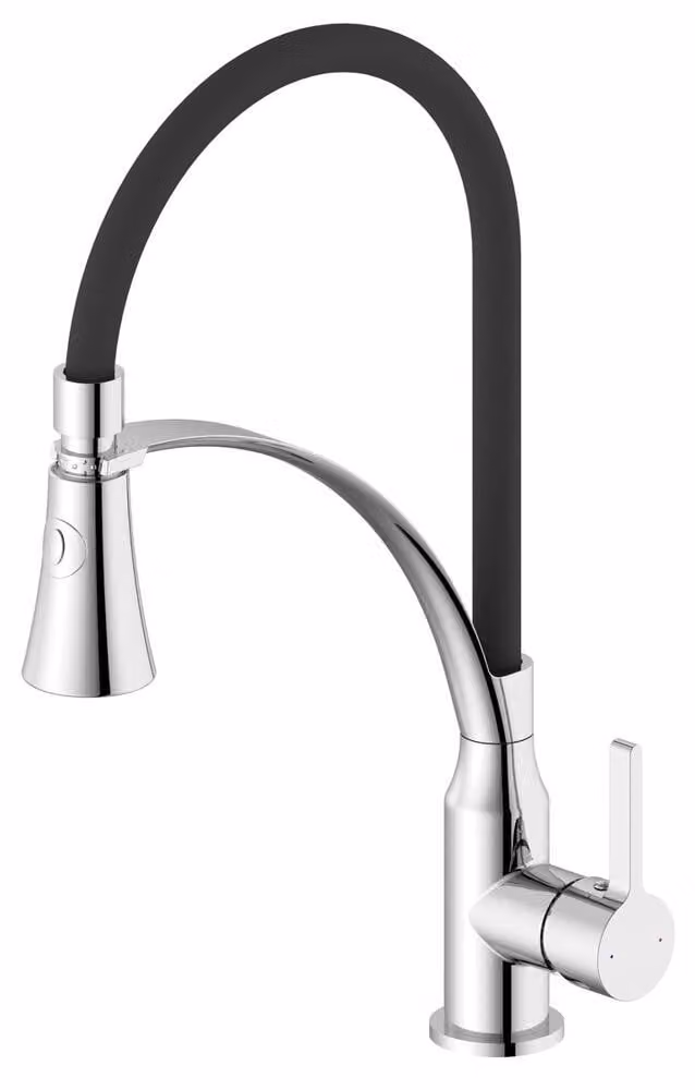 Rubinetto da cucina HEBE con doccia, cromo