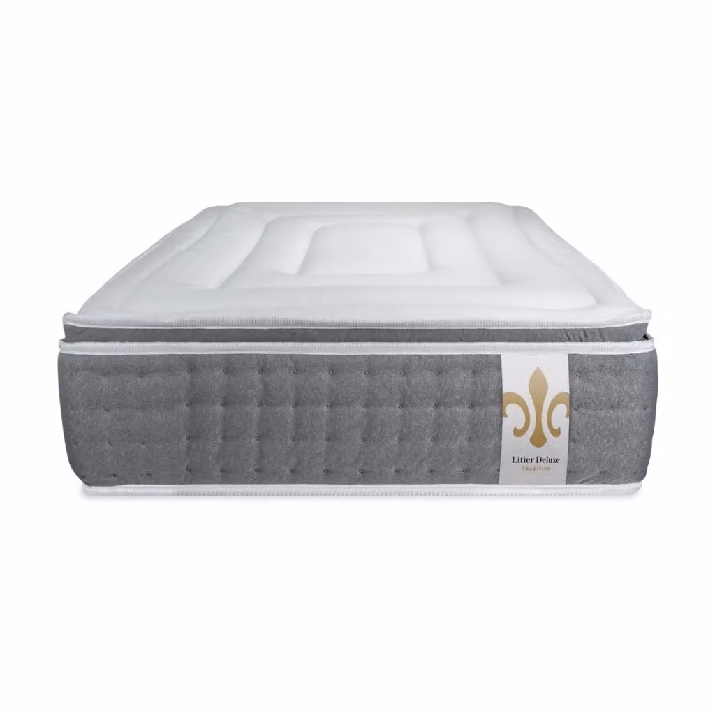 Letto Litier Deluxe Tradition Vingt-Six PLUS bianco con struttura in metallo e composito L/P/H: 90 x 200 cm – 2