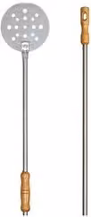 Pala pizza forata Lilly Codroipo in metallo color argento L 170 cm x P 20 cm