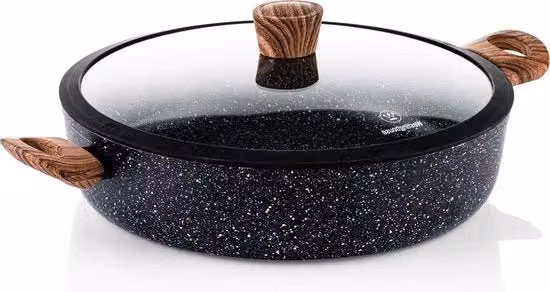 Piatto di servizio in acciaio inossidabile da 32 cm per induzione - con coperchio - edizione speciale