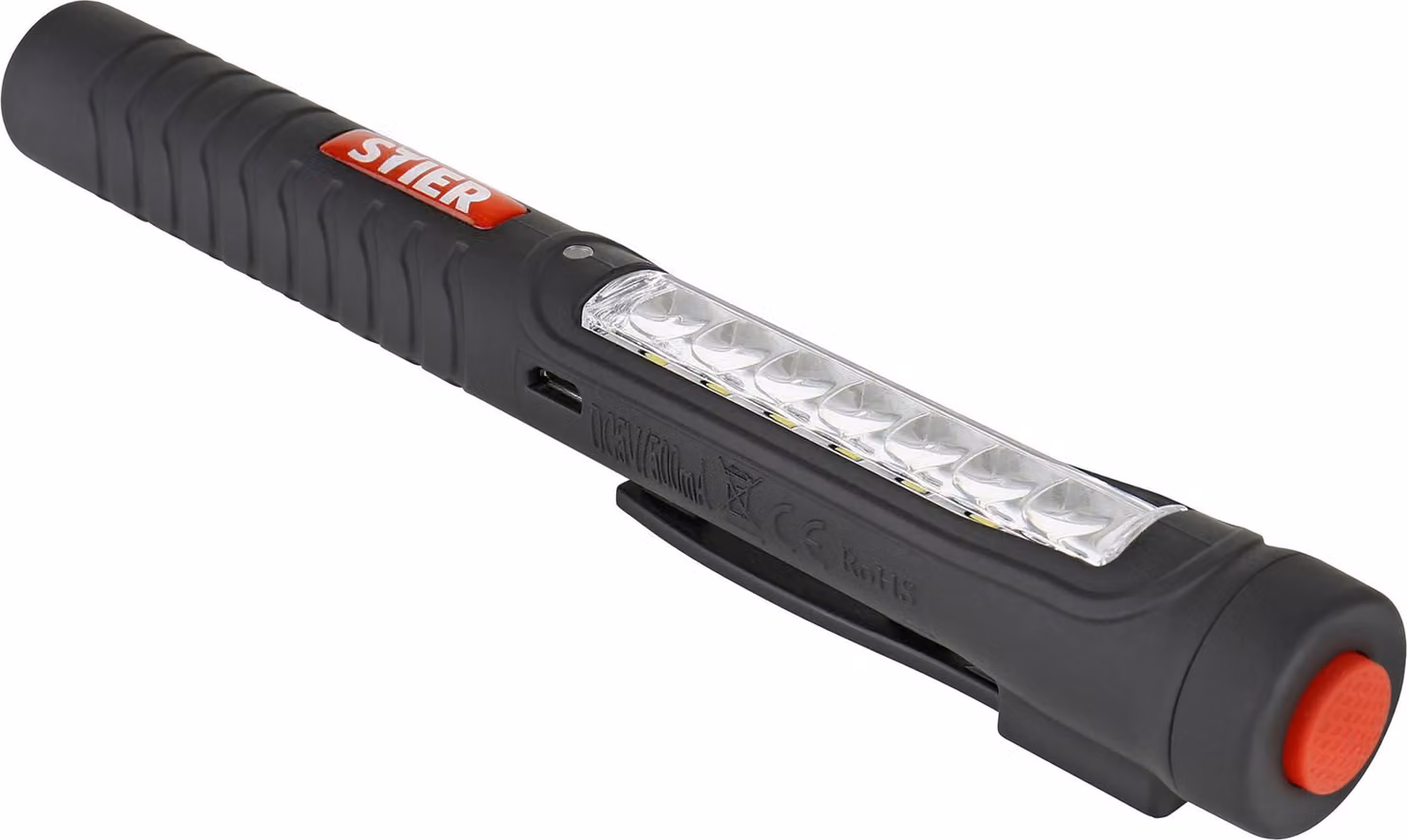Penna a LED STIER, 150 lumen frontali, 50 lumen ad alta potenza, magnete e clip da tasca, spina di ricarica USB, luce di ispezione per officina, LED SMD di lunga durata