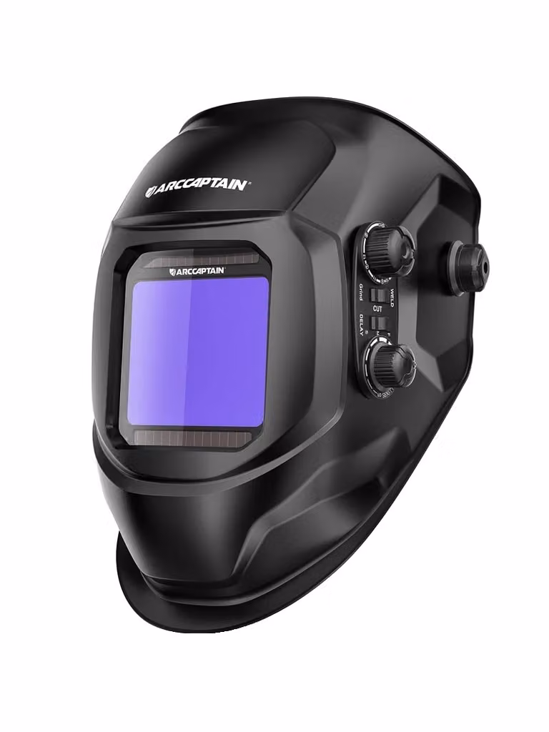 Casco per saldatura, oscuramento automatico, protezione UV/IR, ampio campo visivo , HSH-G999