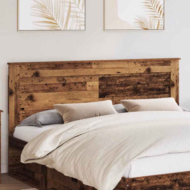 Testiera per letto moderna vidaXL in legno ingegnerizzato color marrone